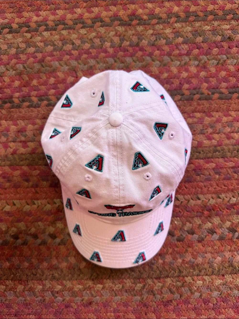 ARIZONA DIAMONDBACKS LOGO White Spring Training Baseball Cap